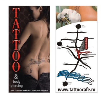 flyer 210 x 100 mm, printed on glossy paper