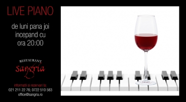 piano live at Sangria email newsletter