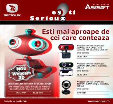 serioux 3d webcam please use your 3D glasses :-)