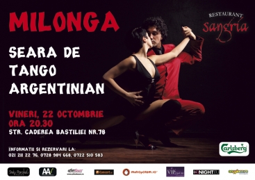 tango evening email newsletter and posters