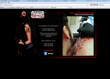 www.tattoocafe.ro website design and programming